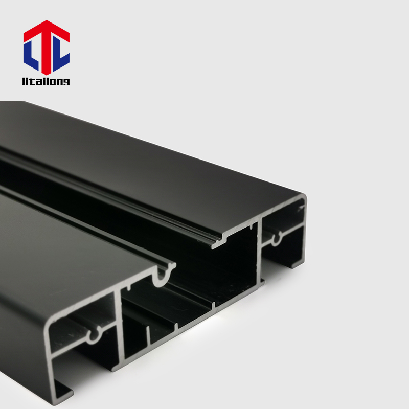 Factory customized black oxidized extruded aluminum profiles